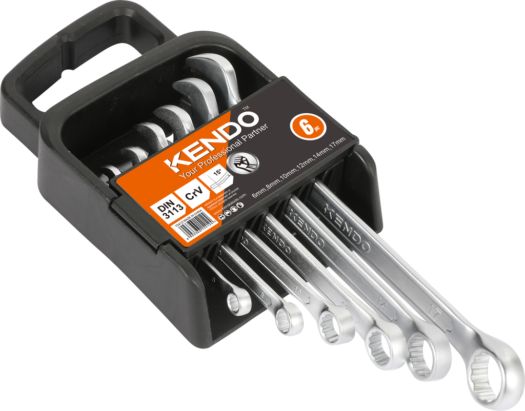Combination spanner set 6pcs