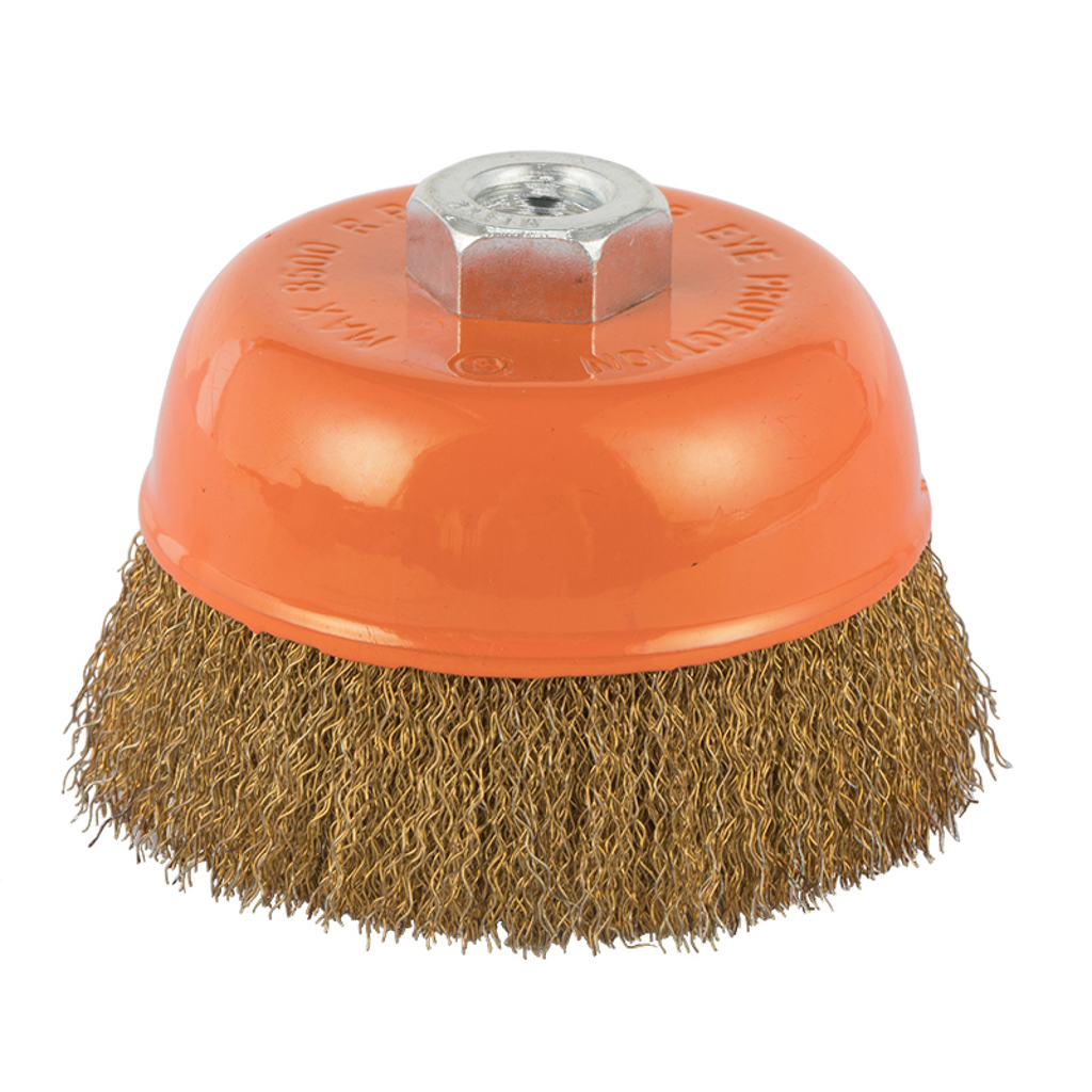 Wire cup brush