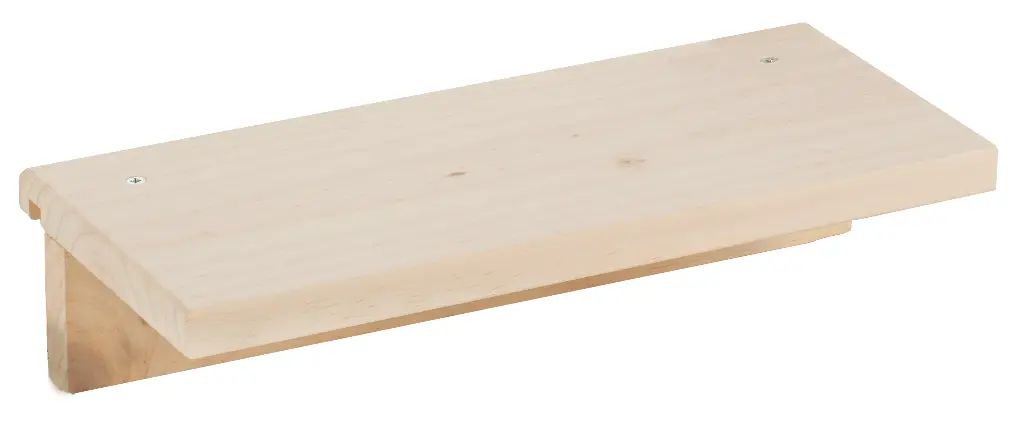 Wall shelf with support - Pine