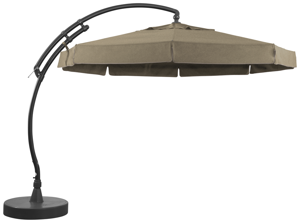 Parasol achthoekig Olefin 350 + voet