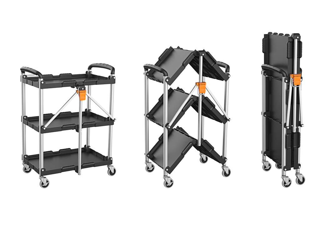 Foldable storage cart