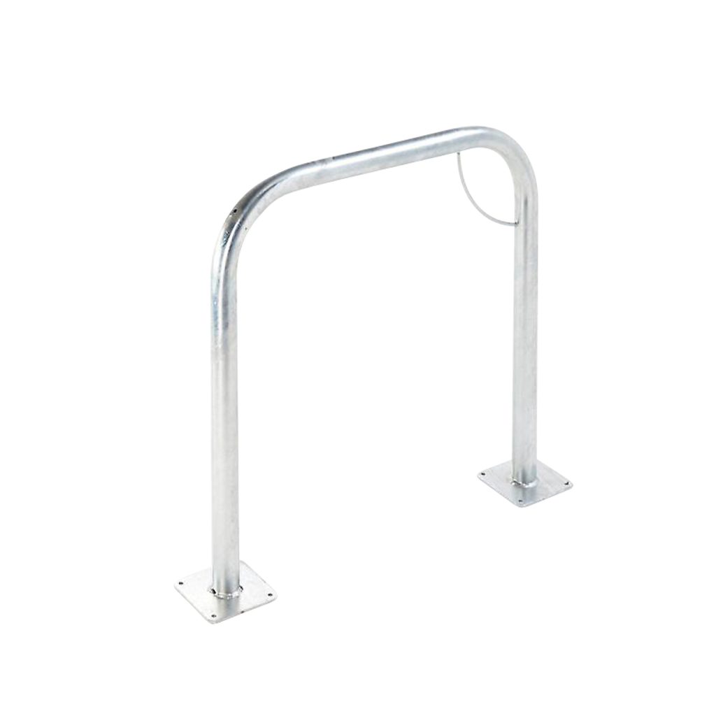 Arceau support velo avec pied plat