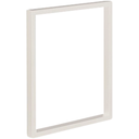 Table leg rectangle white
