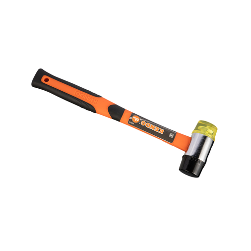 Rubber and plastic hammer