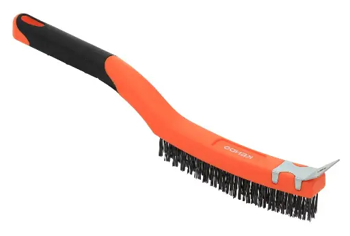 [KE31201] Brosses metallique avec grattoir 
