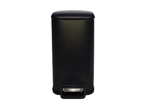Pedal bin narrow matt black 