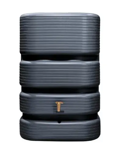 [PU295686] Récupérateur d'eau de pluie Quadro 500L avec robinet 
