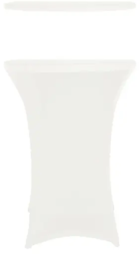 Hoes partytafel met beschermkap 