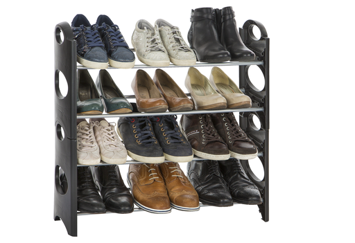 Extendable shoe rack