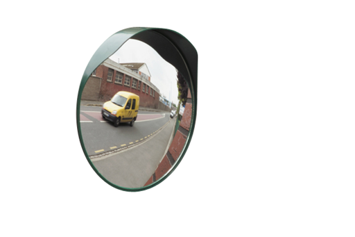 Verkeersspiegel rond 