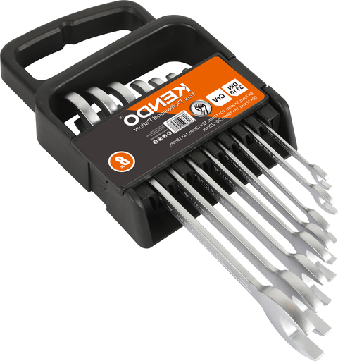 [KE15747] Double open end spanner set 8pcs 