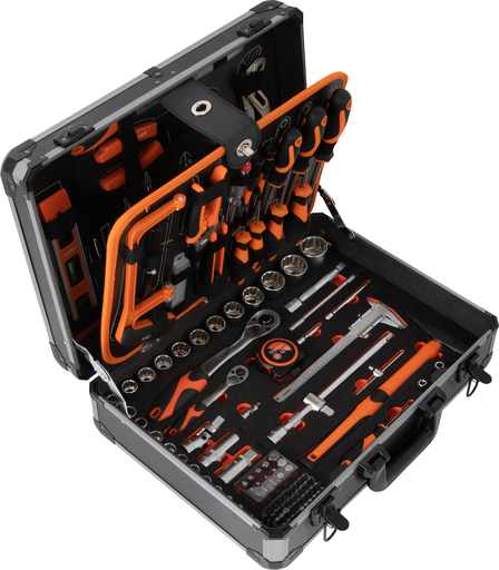 [KE90703] Alu trolley tool set 161pcs 
