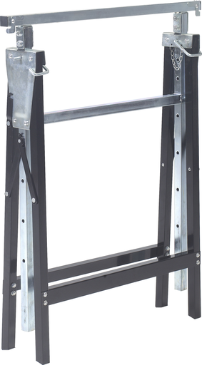 Telescopic metal trestle