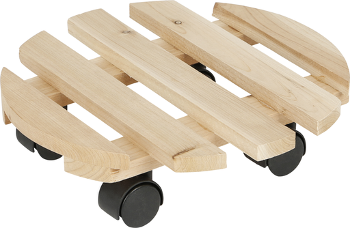 [R051] Support pot à roulettes bois 